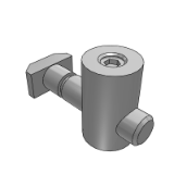 HA31-MS-4010-90 - Fittings for Japanese standard 40 profiles - anchor connecting pin - Japanese standard slot width 10-40 series