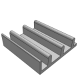 HA01-HG-C - Door parts - Door frame fittings-slide rail