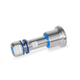 05000640000 - Stainless steel indexing plunger with latching lock, head and plunger side in Hygienic Design (full hygiene)