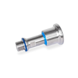 05000748000 - Stainless steel detent pin, button side in hygienic design