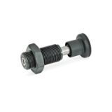 05000750000 - Steel spring bolt/plastic knob, bolt with female thread