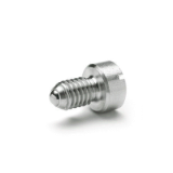 05000851000 - Spring stainless steel thrust piece with ball, collar and slot