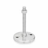 05000920000 - Stainless steel adjustable foot with external hexagon and internal thread