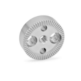 05000938000 - Stainless steel ratchet disc with threaded hole in the center