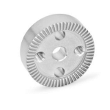 05000940000 - Stainless steel ratchet disc with hole in the center