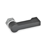 05001061000 - Zinc die-cast locking bolt with external thread, with 4 locking positions