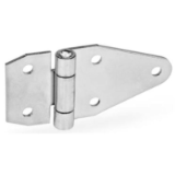 05001079001 - Stainless steel sheet hinge, pointed cut