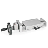 07000114000 - Aluminum adjustment slide with handwheel and digital position indicator