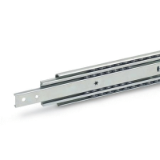 07000177000 - Telescopic rail with full extension and self-closing feature