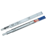 07000230000 - Telescopic rail with full extension and damped self-closing feature