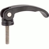17000228000 - Eccentric quick clamping lever with screw, stainless steel