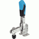 17000254000 - Vertical clamp with horizontal foot, stainless steel