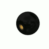 18000251000 - Duroplastic ball knob with blind hole thread similar to DIN 316/Form E