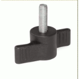 18000342000 - Wing handle with mounted screw, DIN 933
