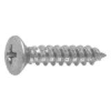 20000002 - Steel(+) Round countersunk Tapping Screw(1-A)