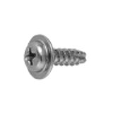 2100000W - Steel(+) Pan head with flange Tapping Screw(2 with slot, B-1)