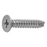 21020001 - Stainless(+) Counter sunk Tapping Screw(2 with slot, B-1)
