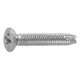 22000002 - Steel(+) Round countersunk Tapping Screw(3 with slot, C-1)