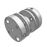 SDA-31 - Double Disk Type Coupling / Set Screw Type / Lengthy Middle Body Type