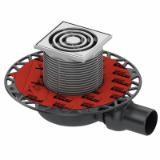TECEdrainpoint S 110 drain set extra-flat - with Seal System universal flange