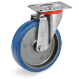 SIGMA ELASTIC rubber wheels, standard duty brackets (NL)