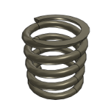 AB - Round wire spring (maximum compression 25%)