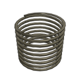 AR - Round wire spring (maximum compression 60%)