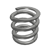 OB - Stainless steel round wire spring (maximum compression 25%)