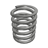 OH - Stainless steel round wire spring (maximum compression 30%)
