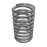 OT - Stainless steel round wire spring (maximum compression 40%)