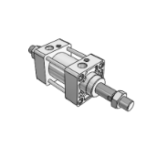 AM2W - Medium Air Cylinder/ Double Acting/ Double Rod Type