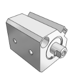 ADQW - Compact Cylinder Built-in Magnet / Double Acting : Double Rod