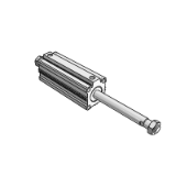 ADQ2W - Compact Cylinder Built-in Magnet / Double Acting : Double Rod / Long Stroke series