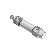 AXK - 气缸（不锈钢管）非旋转活塞杆类型/双作用：单杆