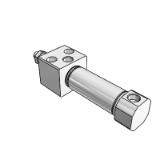 AXRK - Air Cylinder (Stainless Tube) Non-Rotating Piston/Direct Mounting Cylinder