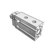NDMDK - Driect Mounting Cylinder / Built-in Magnet / Non-Rotatin Rod / Double Acting : Single Rod