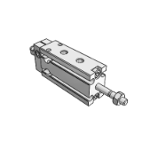 NDMDKW - Driect Mounting Cylinder / Built-in Magnet / Non-Rotatin Rod / Double Acting : Double Rod