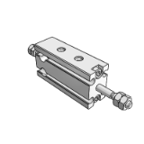 NDMW - Driect Mounting Cylinder / Standard Type / Double Acting : Double Rod