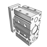 CR-NGQ - New Guide Compact Cylinder/ (Relief Port Type)