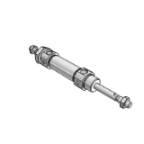 CR-AXW - Air Cylinder (Relief Port Type) / Standard Type / Double Acting : Double Rod
