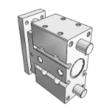 CR-TGQL - Compact Guide Cylinder/ (Relief Port Type) / Ball Bearing Type