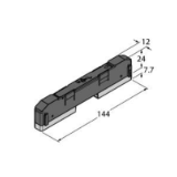 6814042 - Adapter for mounting groups of TBEN-S modules on a DIN rail