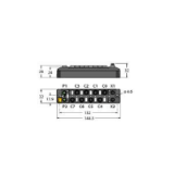 6814020 - Compact Multiprotocol I/O Module for Ethernet, 8 Digital PNP Inputs, Input Diagn