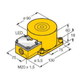 1515503 - Induktiver Sensor, mit erhöhtem Schaltabstand