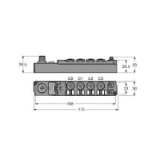 6824129 - piconet Stand-alone Module for CANopen, 8 Digital Outputs 2 A (12 A in Total)