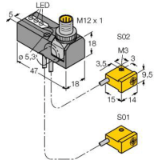 1650099 - Induktiver Sensor, Abfrageset für die Spanntechnik