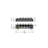 6814024 - Compact Multiprotocol I/O Module for Ethernet, 4 IO-Link Master Channels, 4 Univ