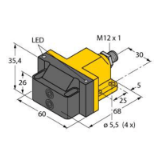 1569904 - Induktiver Sensor, Doppelsensor für Schwenkantriebe