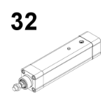 PNCE 32 - Electric cylinders with a ballscrew drive