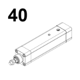 PNCE 40 - Electric cylinders with a ballscrew drive